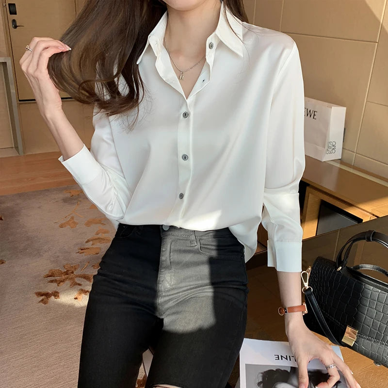 Long Sleeve Women Blouse 