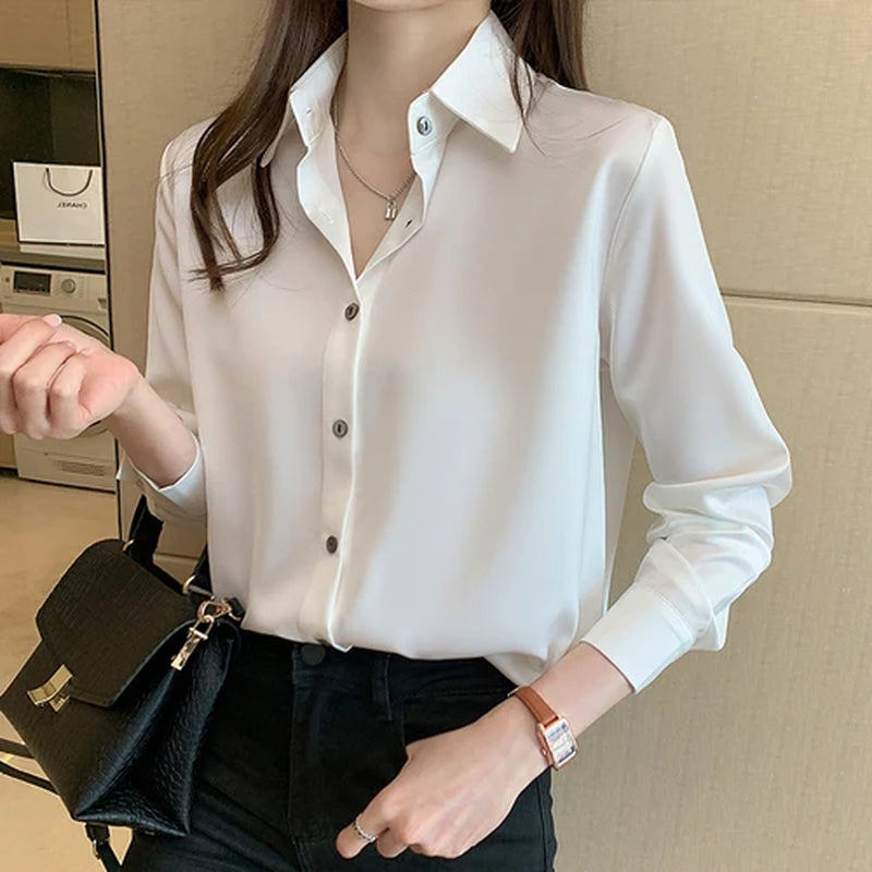 Long Sleeve Women Blouse 