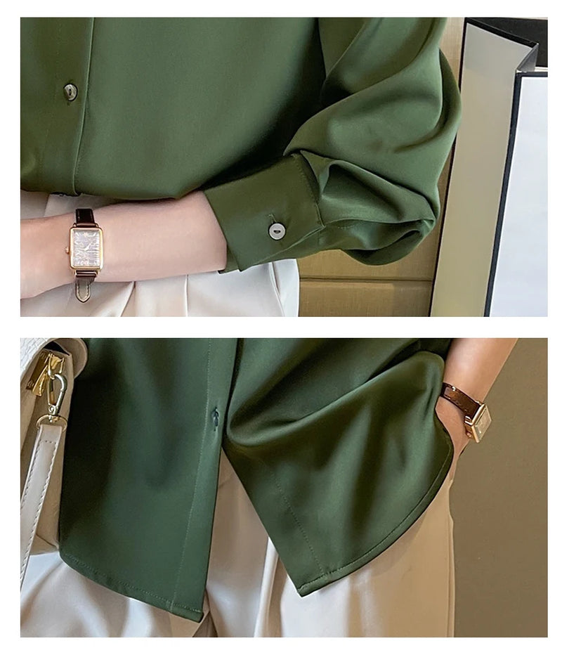 Long Sleeve Women Blouse 
