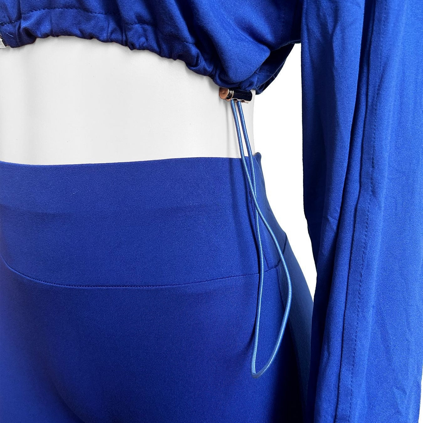 Sexy Drawstring Waist Cinching Two-piece Set