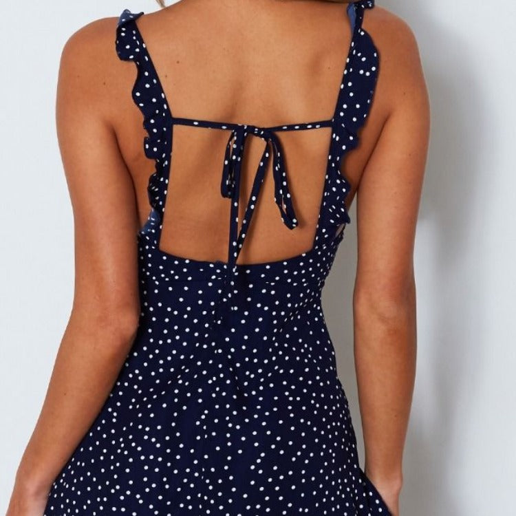 Polka-dot Strappy Sundress