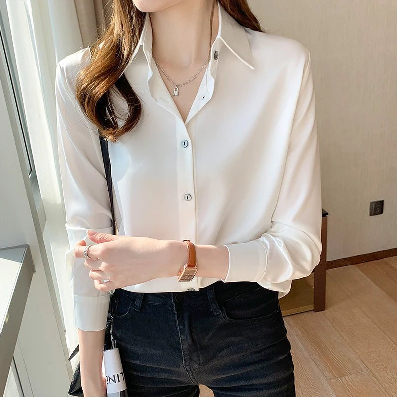 Long Sleeve Women Blouse 