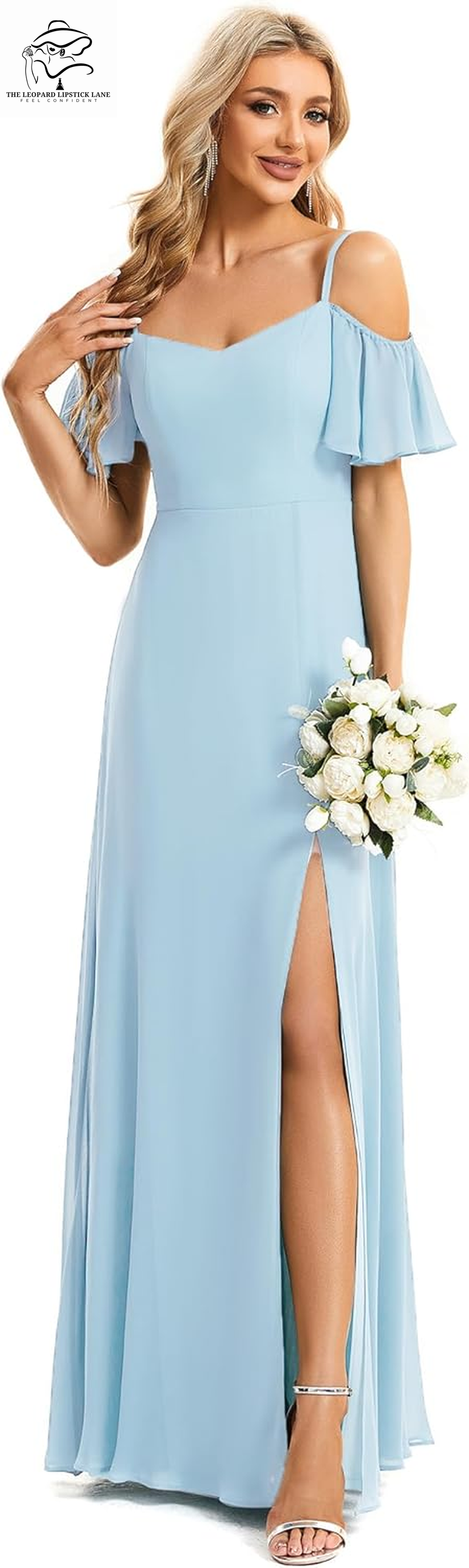 Off Shoulder A-Line Floor Length Bridesmaid Dresses