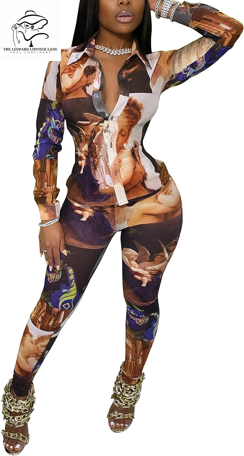 2 Piece Legging Pant Sets