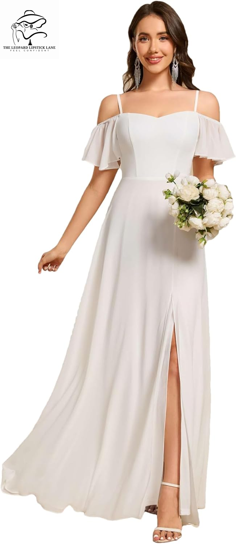 Off Shoulder A-Line Floor Length Bridesmaid Dresses