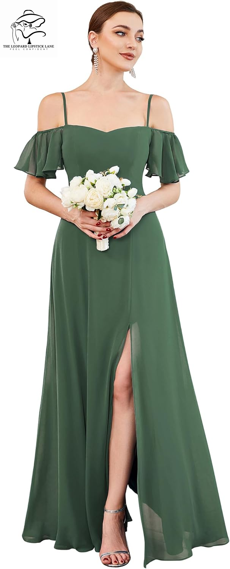 Off Shoulder A-Line Floor Length Bridesmaid Dresses