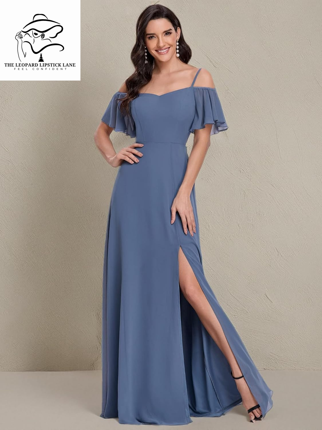 Off Shoulder A-Line Floor Length Bridesmaid Dresses