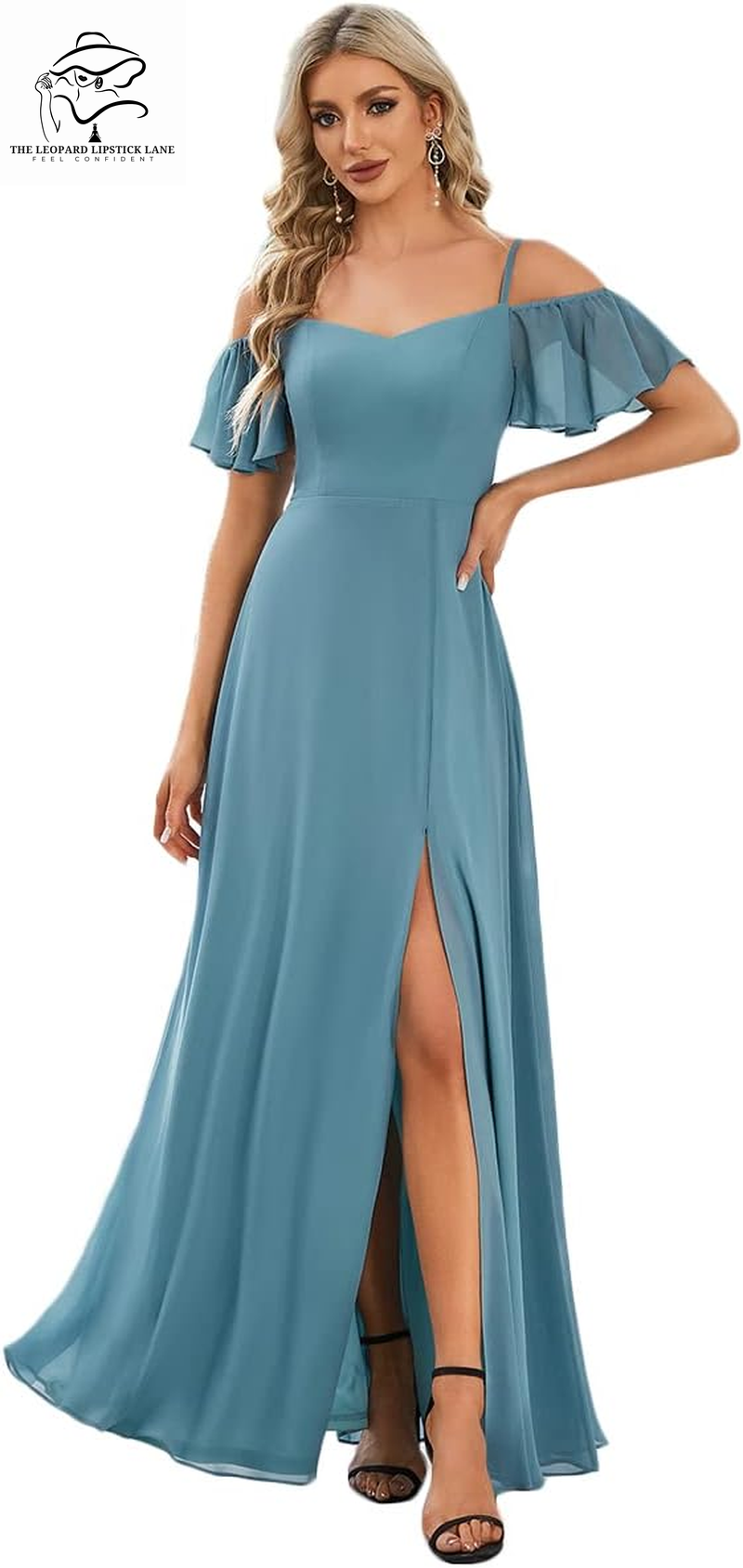 Off Shoulder A-Line Floor Length Bridesmaid Dresses