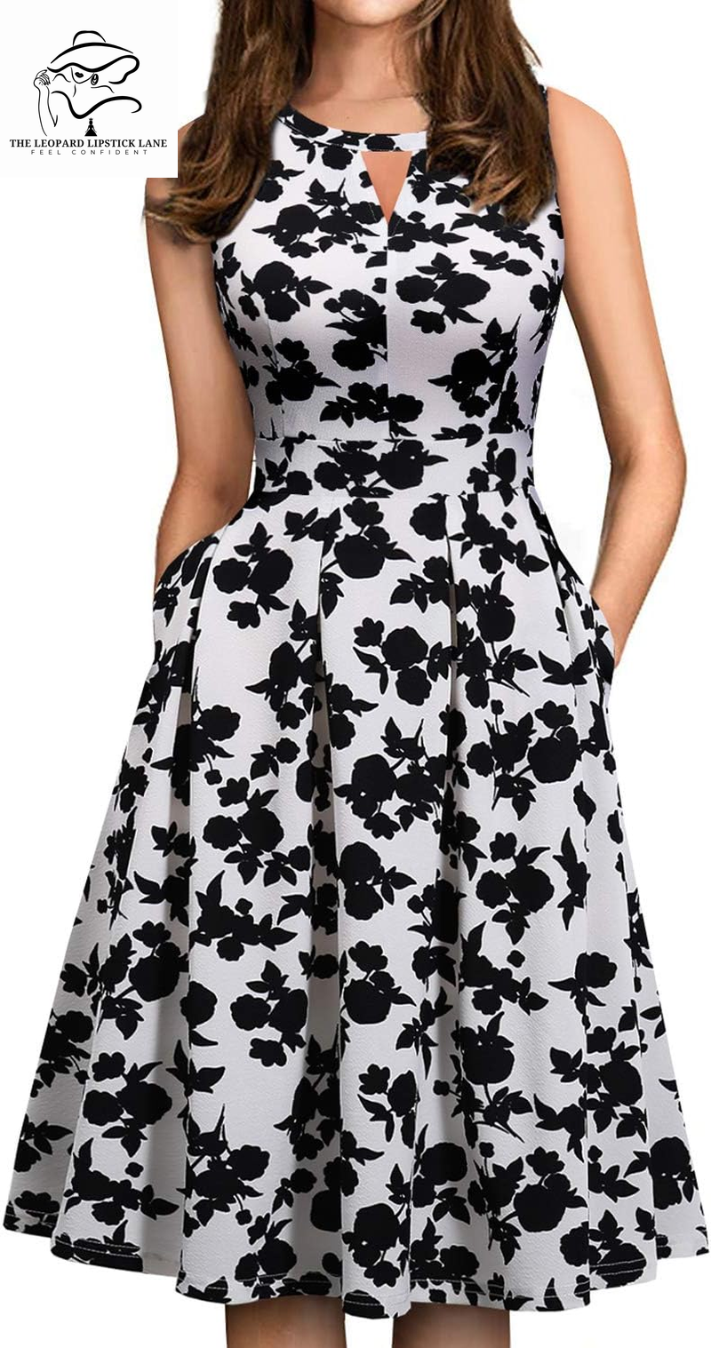 Retro 50s Summer Dress with Pockets